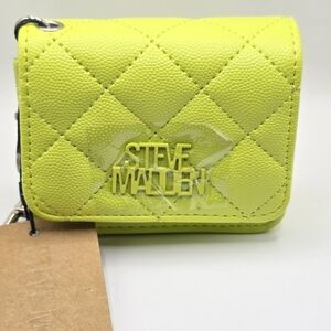 Steve Madden Neon Quilted Mini Card Case